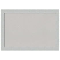 Amanti Art Grey Cork Board Wood Framed Shiplap White Bulletin Board 40 in. x 28 in.