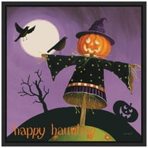 Amanti Art Happy Haunting V Framed Canvas Wall Art Print