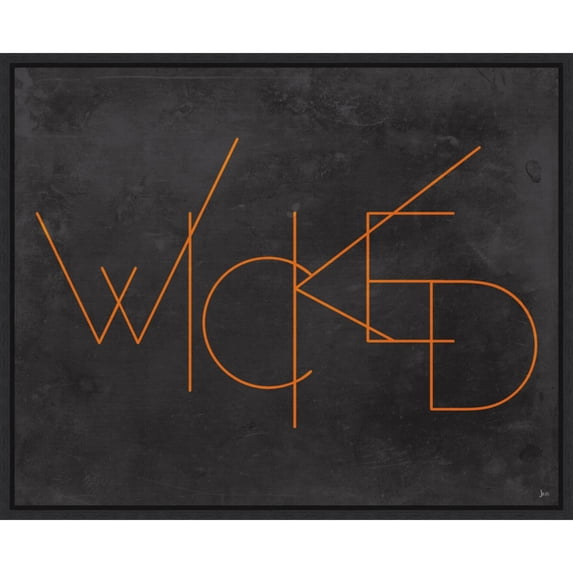 Amanti Art Haunted III Wicked Framed Canvas Wall Art Print