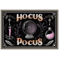 thumbnail image 1 of Amanti Art Hocus Pocus Halloween Black Framed Canvas Wall Art Print, 1 of 6