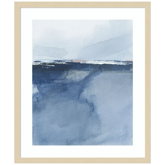Amanti Art Horizon 38 Wood Framed Wall Art Print