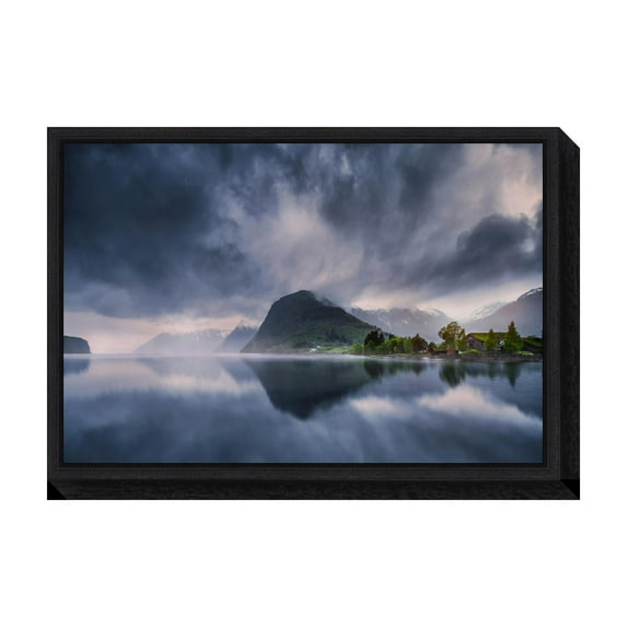 Amanti Art Hornindalsvatn II Framed Canvas Wall Art