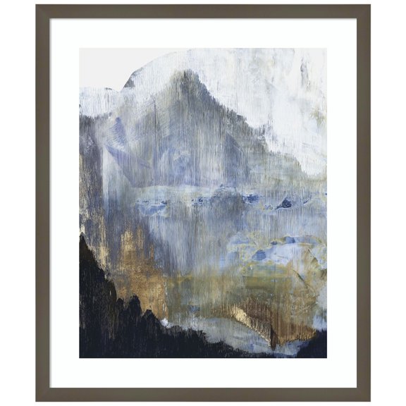 Amanti Art Indigo Depths Wood Framed Wall Art Print