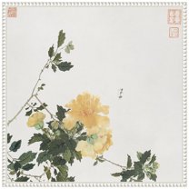 Amanti Art Insects and Flowers VI Framed Canvas Wall Art Print