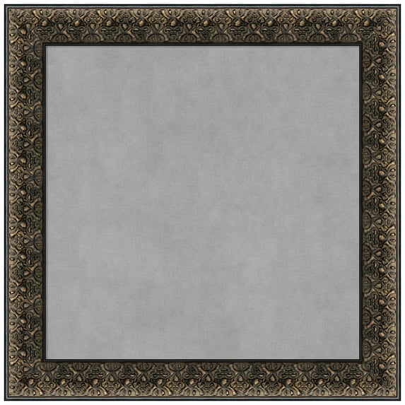 Amanti Art Intaglio Embossed Black Framed Magnetic Board 25 x 25 in.