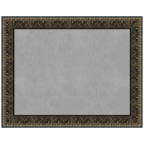 Amanti Art Intaglio Embossed Black Framed Magnetic Board 29 x 23 in.