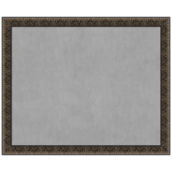 Amanti Art Intaglio Embossed Black Framed Magnetic Board 45 x 37 in.