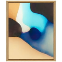 Amanti Art Interlocking Colors VIII Framed Canvas Wall Art Print