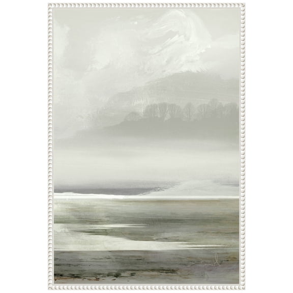 Amanti Art Lakes No2 Framed Canvas Wall Art Print