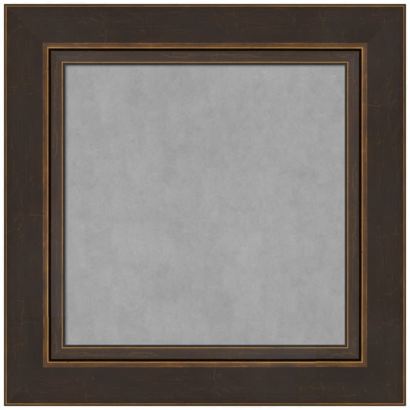 Amanti Art Lara Bronze Framed Magnetic Board 16 x 16 in.