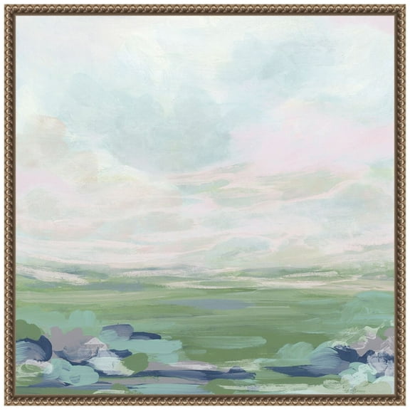 Amanti Art Lavender Scape I Framed Canvas Wall Art Print