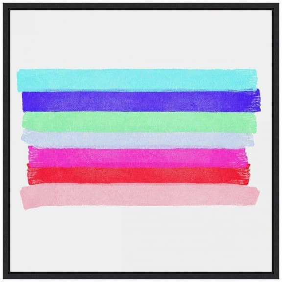 Amanti Art Linear Illusions II Framed Canvas Wall Art Print