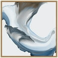 thumbnail image 1 of Amanti Art Liquid Blue Motion II Framed Canvas Wall Art Print, 1 of 7
