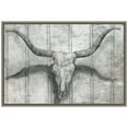 thumbnail image 1 of Amanti Art Longhorn Framed Canvas Wall Art Print, 1 of 7