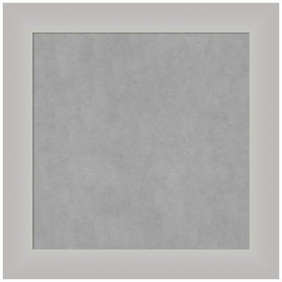 Amanti Art Low Luster Silver Framed Magnetic Board 15 x 15 in.