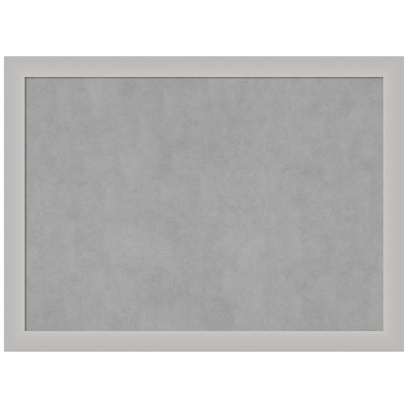 Amanti Art Low Luster Silver Framed Magnetic Board 31 x 23 in.