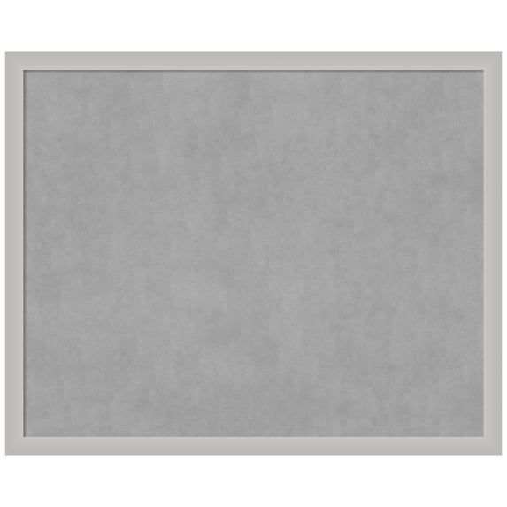 Amanti Art Low Luster Silver Framed Magnetic Board 43 x 35 in.