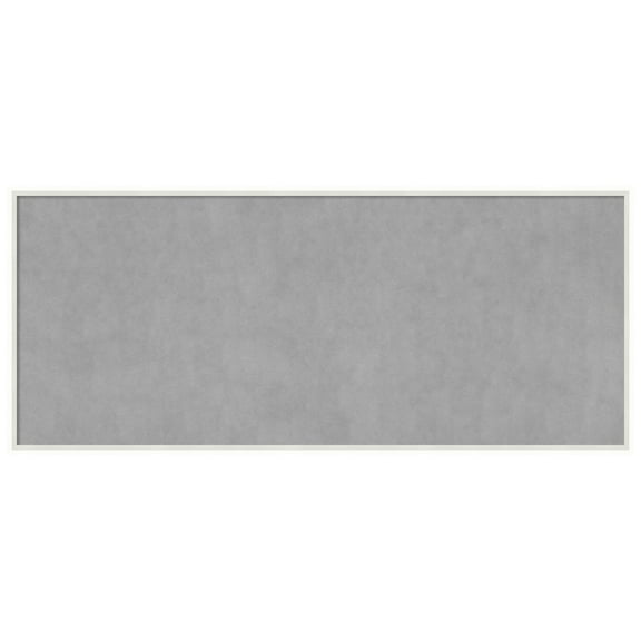 Amanti Art Lucie White Framed Magnetic Board 49 x 21 in.