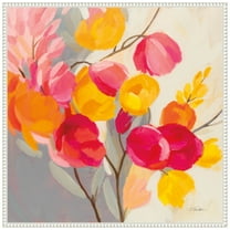 Amanti Art Magenta Bloom I Framed Canvas Wall Art Print