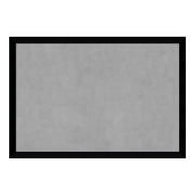 Amanti Art Magnetic Bulletin Board, 39" x 27", Black Museum Wood Frame
