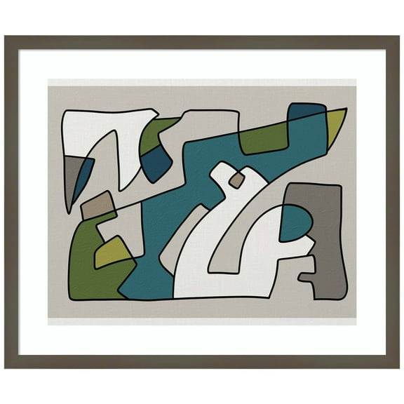 Amanti Art Making Strange II Wood Framed Wall Art Print