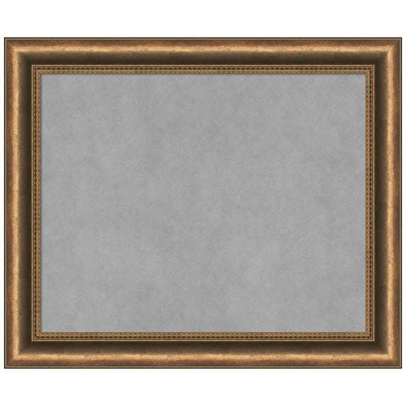 Amanti Art Manhattan Bronze Narrow Framed Magnetic Board 24 x 20 in.