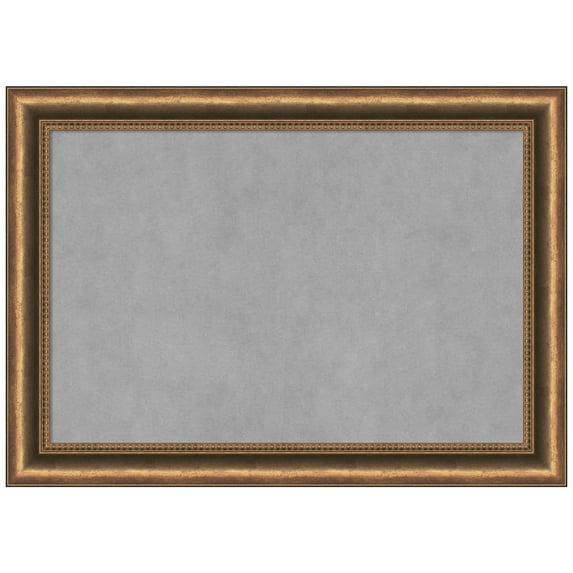 Amanti Art Manhattan Bronze Narrow Framed Magnetic Board 28 x 20 in.