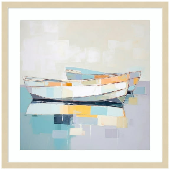 Amanti Art Maritime Tranquility I Wood Framed Wall Art Print