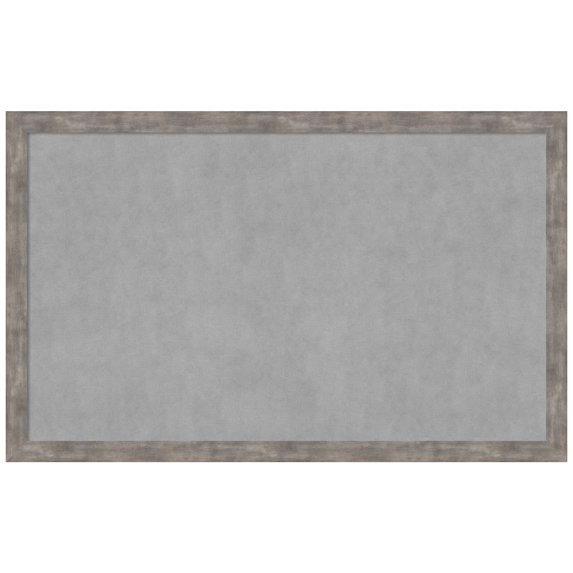 Amanti Art Marred Pewter Framed Magnetic Board 43 x 27 in.