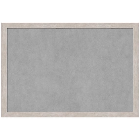 Amanti Art Marred Silver Framed Magnetic Board 39 x 27 in.