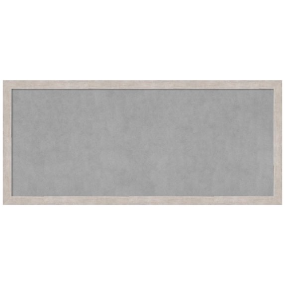Amanti Art Marred Silver Framed Magnetic Board 51 x 23 in.