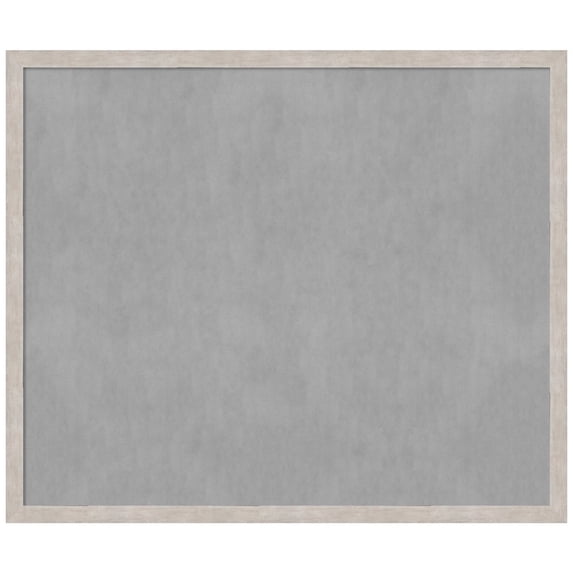 Amanti Art Marred Silver Framed Magnetic Board 51 x 43 in.