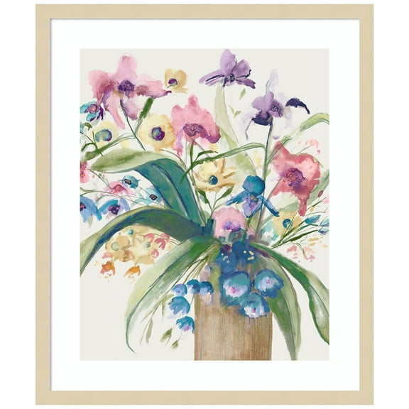 Amanti Art Meadow Melodies Wood Framed Wall Art Print