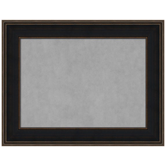Amanti Art Mezzanine Espresso Framed Magnetic Board 36 x 28 in.