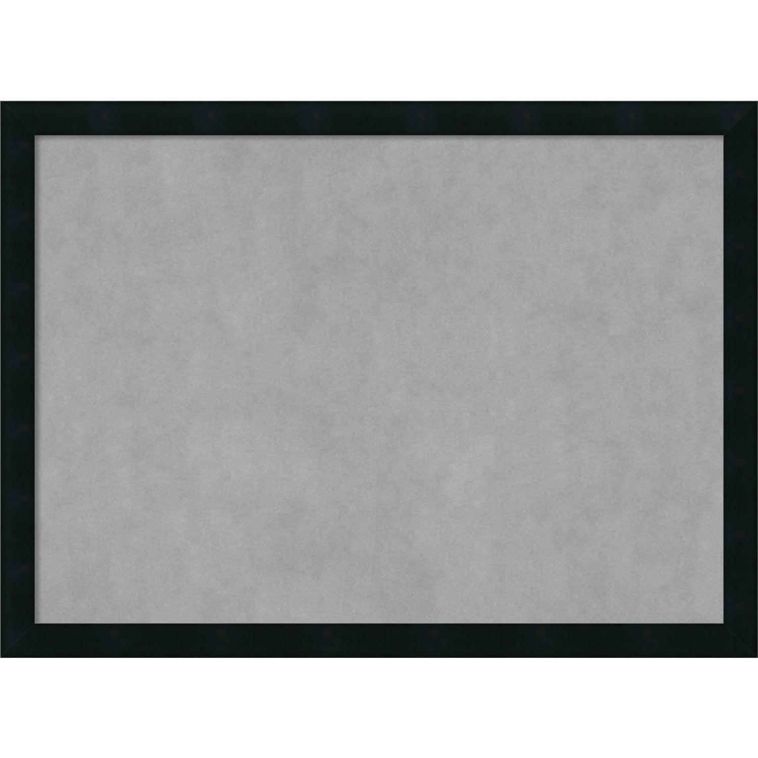 Mezzanotte Black Wood Framed Magnetic Bulletin Board