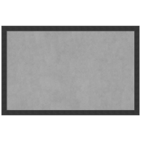 Amanti Art Mezzanotte Black Framed Magnetic Board 34 x 22 in.