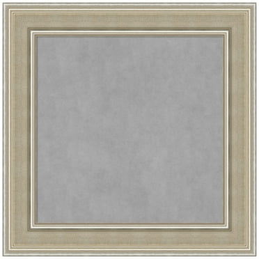 Amanti Art Mezzo Silver Framed Magnetic Board 16 x 16 in.