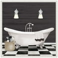thumbnail image 1 of Amanti Art Modern Bathroom I Framed Canvas Wall Art Print, 1 of 10
