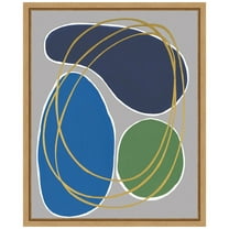 Amanti Art Modern Sense II Framed Canvas Wall Art Print