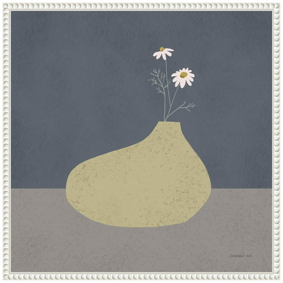 Amanti Art Modern Vases II Framed Canvas Wall Art Print