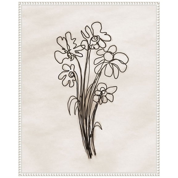 Amanti Art Native Flowers Framed Canvas Wall Art Print