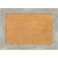 thumbnail image 1 of Amanti Art Natural Cork Board Framed Dove Greywash Narrow Bulletin Board 22 in. x 16 in., 1 of 8