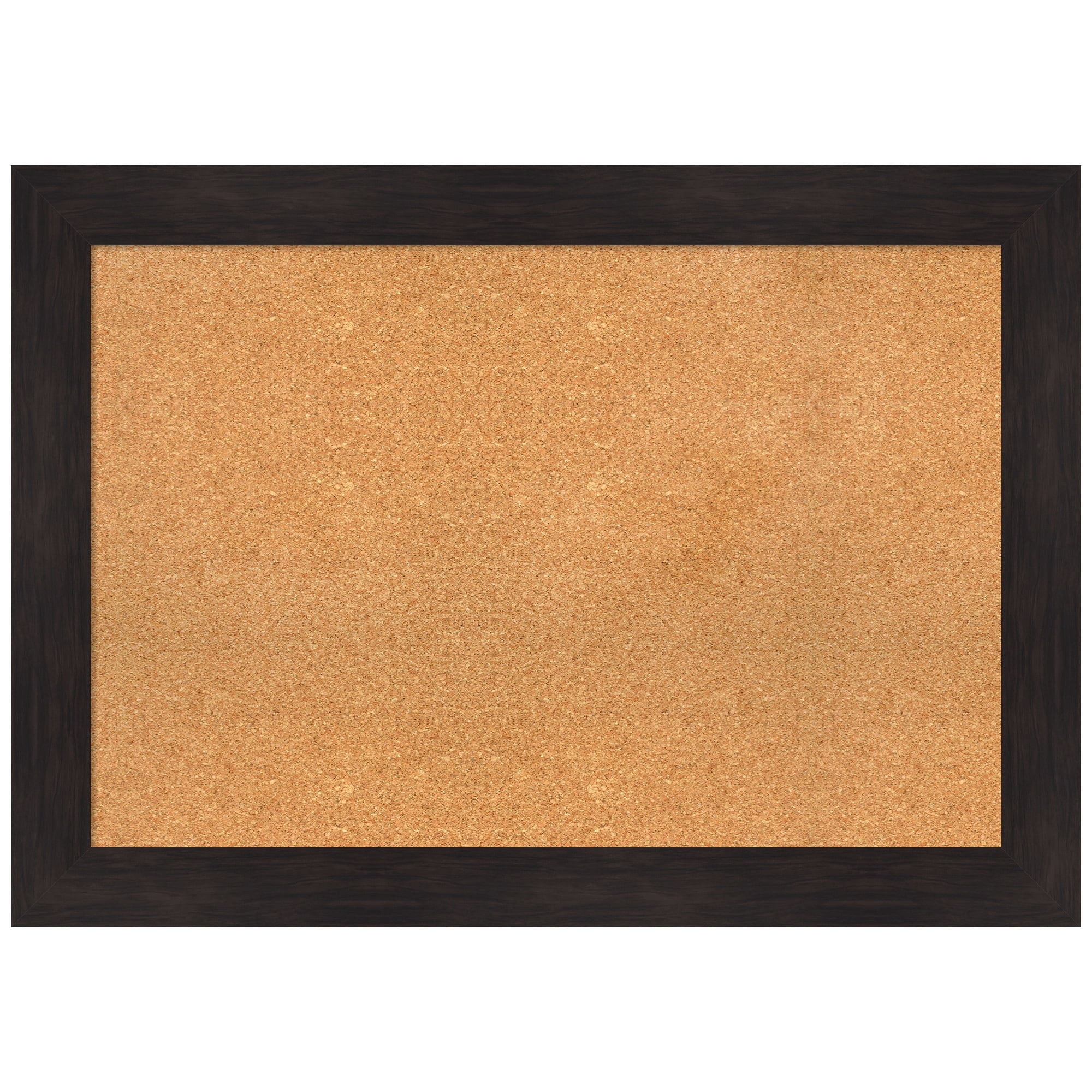 Amanti Art Natural Cork Board Framed Furniture Espresso Bulletin Board 42 in. x 30 in.