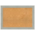 thumbnail image 1 of Amanti Art Natural Cork Board Framed Glam Linen Grey Bulletin Board 41 in. x 29 in., 1 of 8