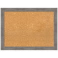 thumbnail image 1 of Amanti Art Natural Cork Board Framed Pinstripe Plank Grey Narrow Bulletin Board 31 in. x 23 in., 1 of 1