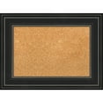 thumbnail image 1 of Amanti Art Natural Cork Board Framed Ridge Black Bulletin Board 24 in. x 18 in., 1 of 5