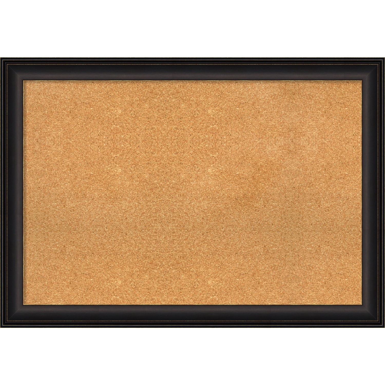 Amanti Art Natural Cork Board Framed Trio Oil Rubbed Bronze Bulletin Board 41 in. x 29 in.