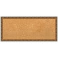 thumbnail image 1 of Amanti Art Natural Cork Board Wood Framed Antique Bronze Bulletin Board 32 in. x 14 in., 1 of 7