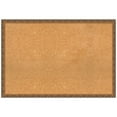 thumbnail image 1 of Amanti Art Natural Cork Board Wood Framed Antique Bronze Bulletin Board 38 in. x 26 in., 1 of 8