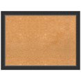 thumbnail image 1 of Amanti Art Natural Cork Board Wood Framed Corvino Black Narrow Bulletin Board 31 in. x 23 in., 1 of 7